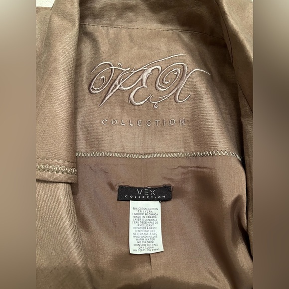 Last Chance! Cropped Blazer Linen-Feel Jacket - Picture 8 of 8